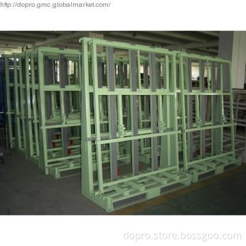 Heavy Duty Glass Loaded Metal Squre Tubes Stack Rack